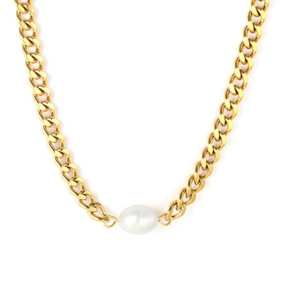 Cadena con perla